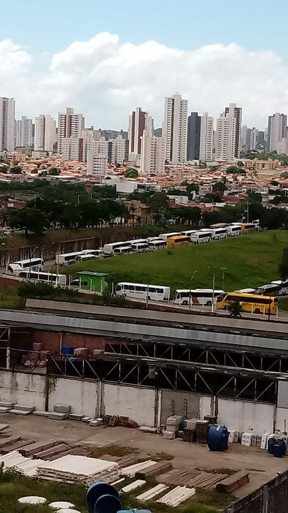 FOTOS: Em adesão a protesto contra aumento do diesel, motoristas de ônibus intermunicipais cancelam viagens no RN