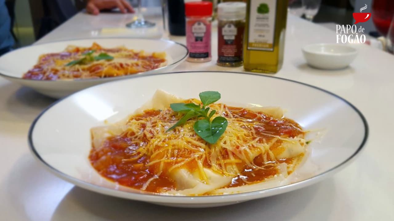 Confira a receita de raviole de parma do Papo de Fogão deste sábado