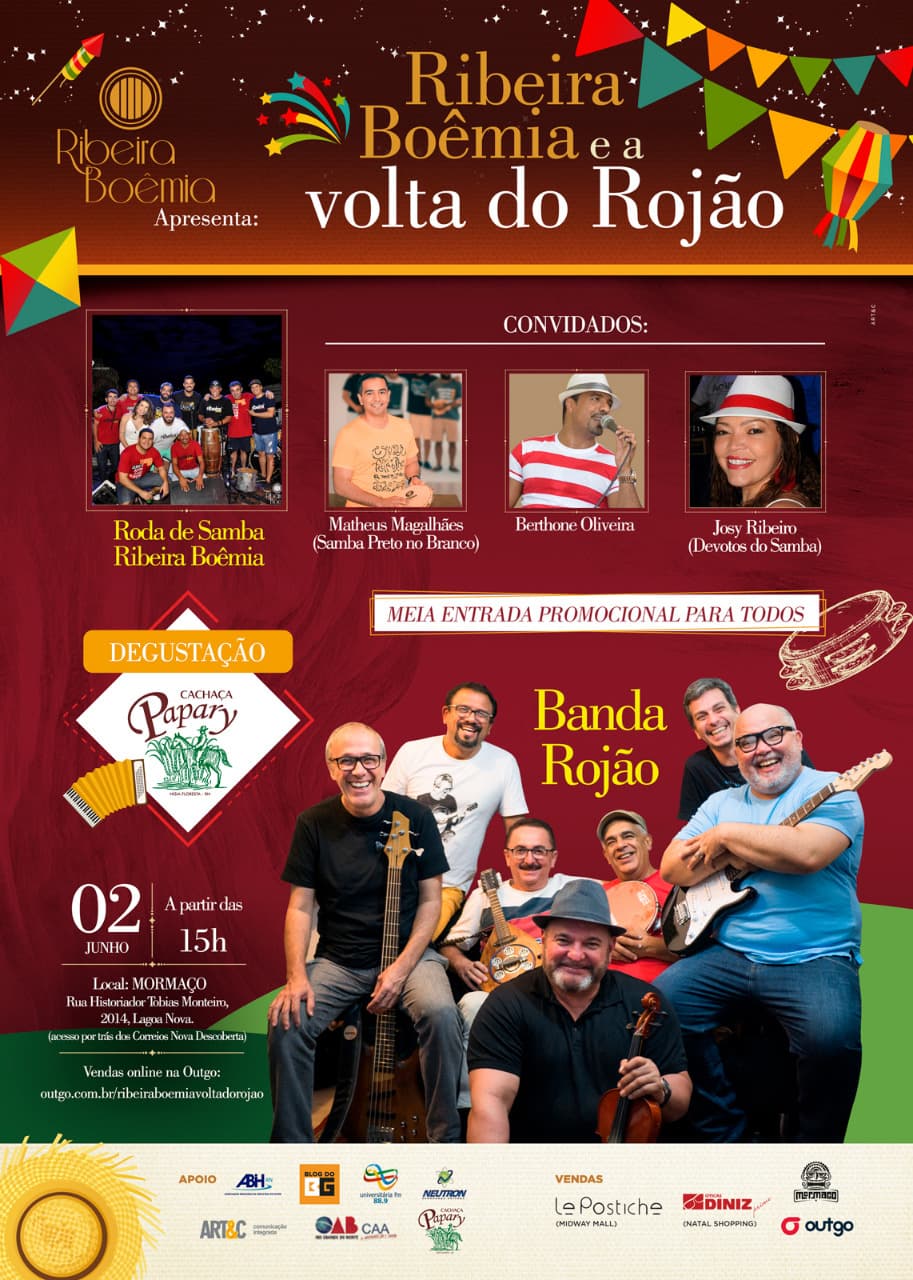 Em seu 6º aniversário, Ribeira Boêmia presenteia público com a volta do Rojão