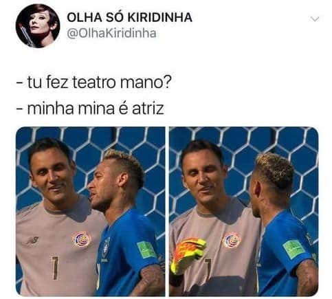 ‘Atuação' de Neymar e tombo de Tite provocam chuva de memes