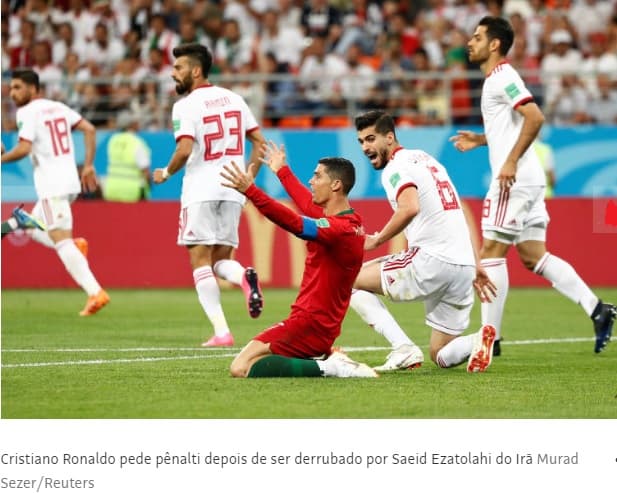 Portugal empata com Irã e enfrenta Uruguai nas oitavas; Espanha pega a Rússia