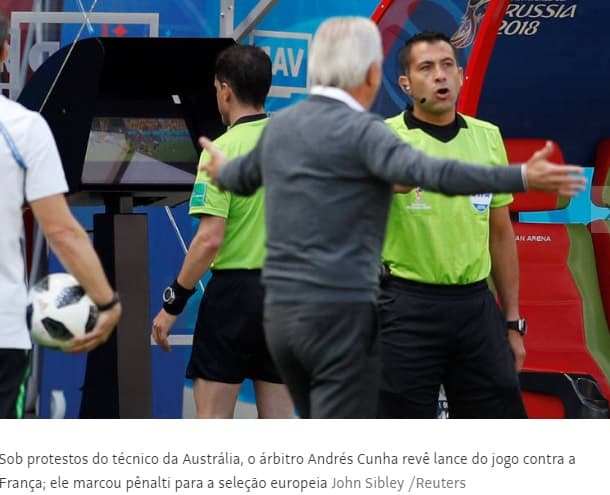 Vídeo muda decisão de árbitro em 9 de 11 lances interpretativos da Copa