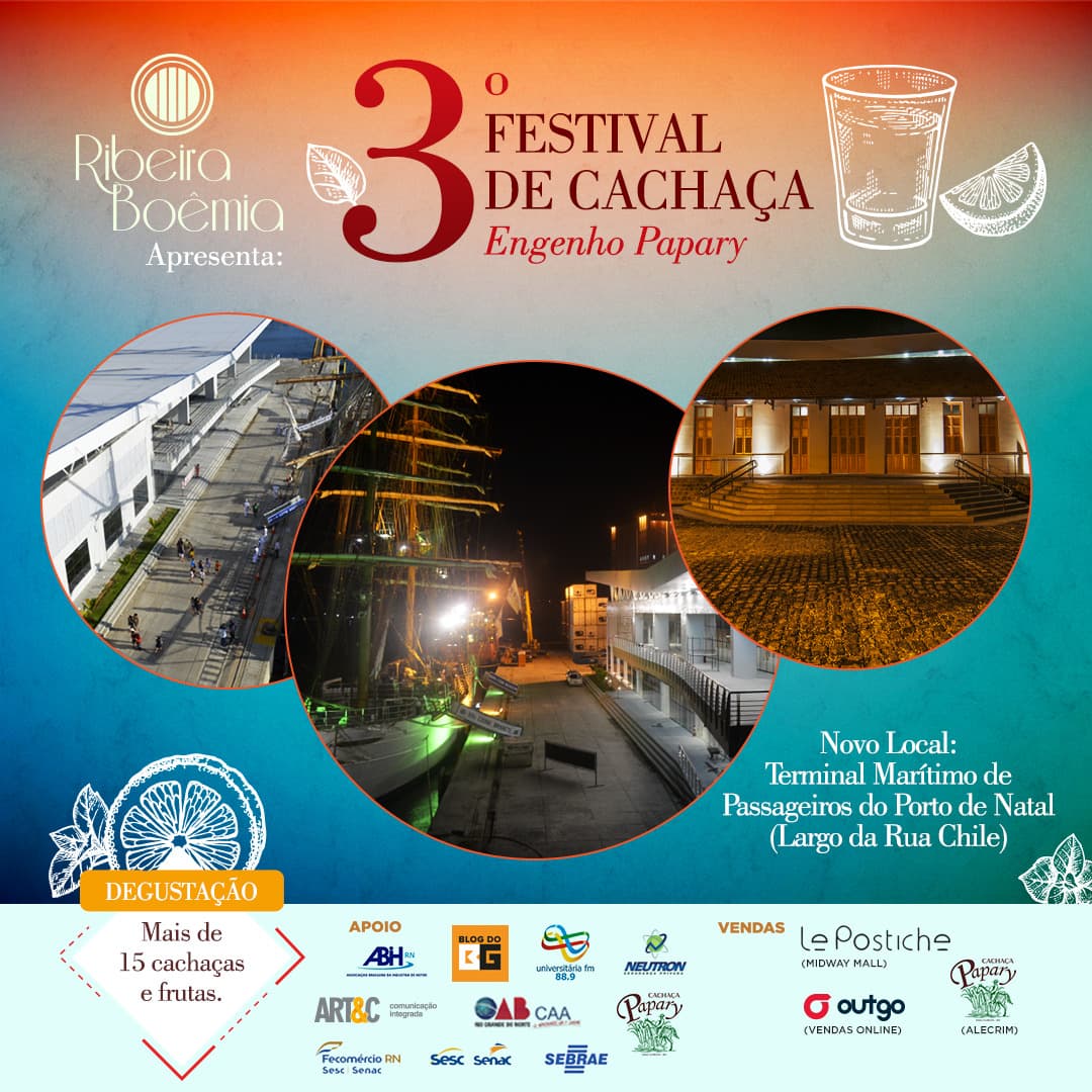 Ribeira Boêmia promove Festival de Cachaças em novo espaço de eventos