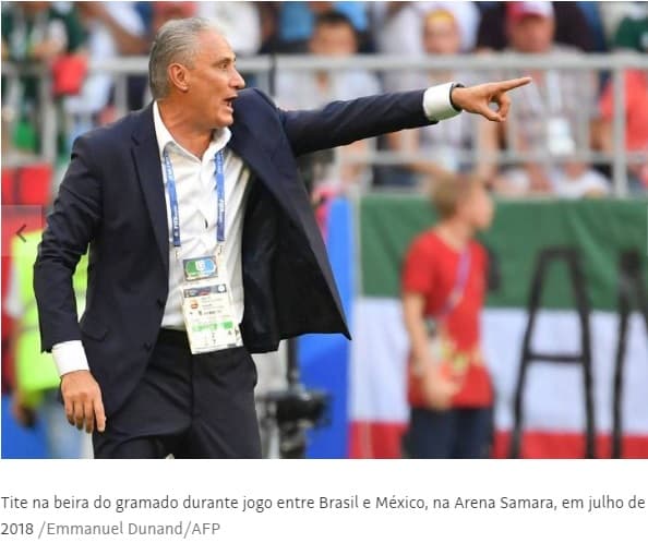 Tite aceita proposta da CBF e renova contrato até Copa de 2022