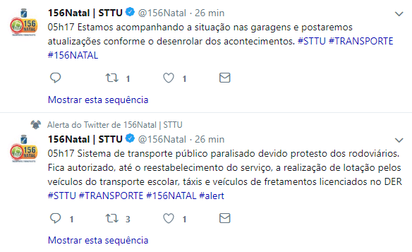 Rodoviários protestam e paralisaram sistema de transporte coletivo no inicio desta sexta-feira. Paralisação aconteceu entre as 4h e as 6h