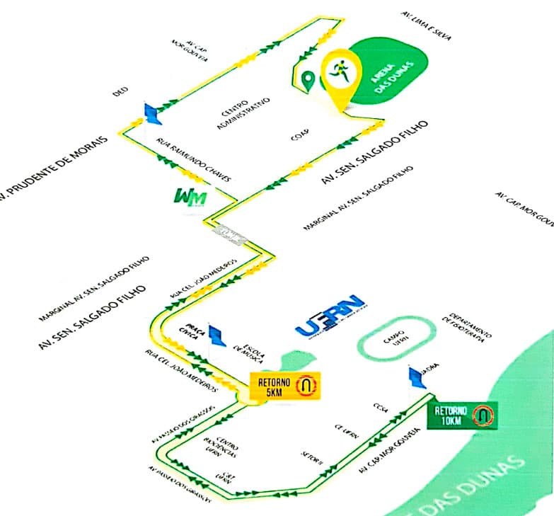 Corrida de rua altera trânsito e ônibus em Natal neste sábado