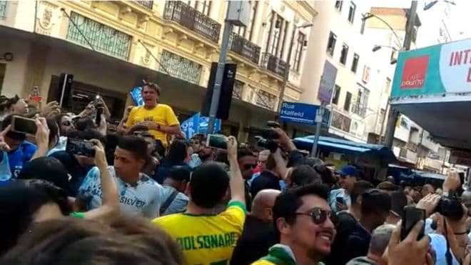 ONG Human Rights Watch, que atua em defesa de direitos humanos, condena ataque a Jair Bolsonaro