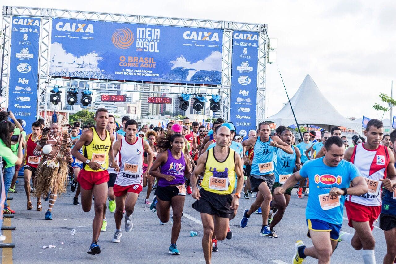 Entrega dos kits para a Meia Maratona do Sol começa nesta quarta-feira