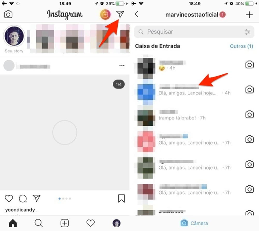 Como cancelar o envio de uma mensagem no Instagram; Direct tem opção de apagar sem avisar ao destinatário