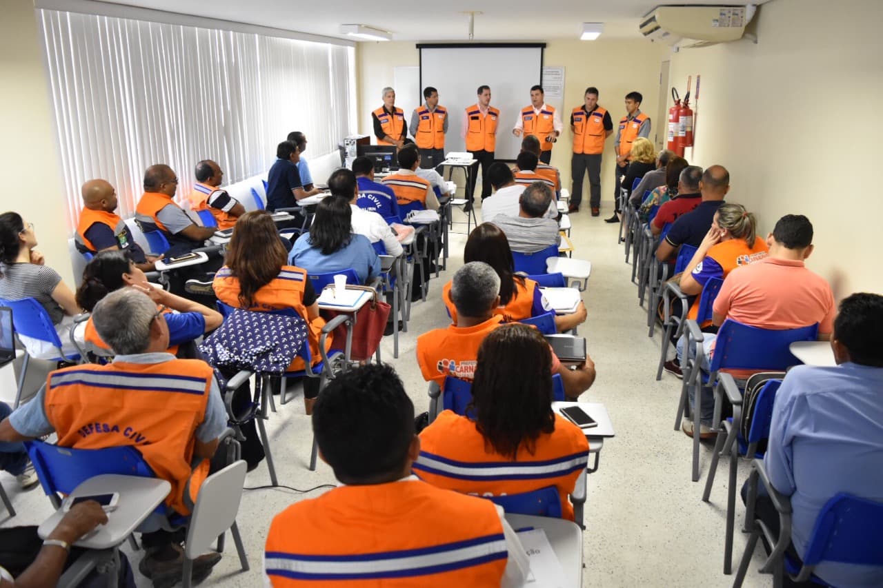 FOTO: Defesa Civil Estadual capacita agentes municipais em ações de prevenção de desastres naturais