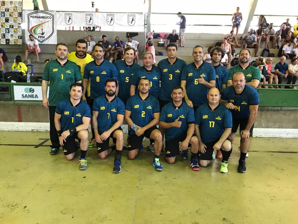 FOTO: Handebol master masculino da AABB Natal é vice-campeão do Nordeste em Recife