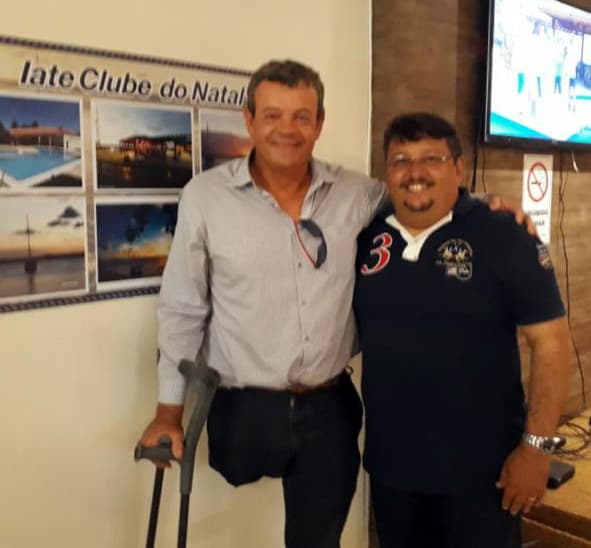 Sócio do Iate Clube do Natal, Lars Grael adere à atual gestão