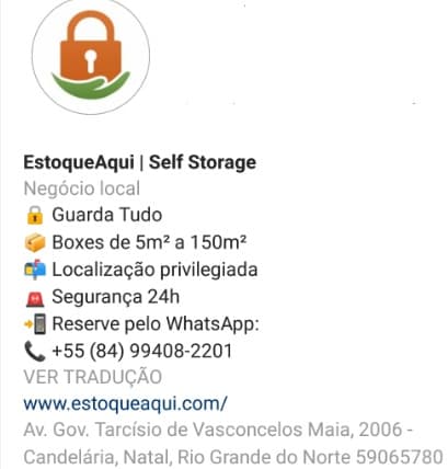Você sabe o que é self storage? Chegou em Natal
