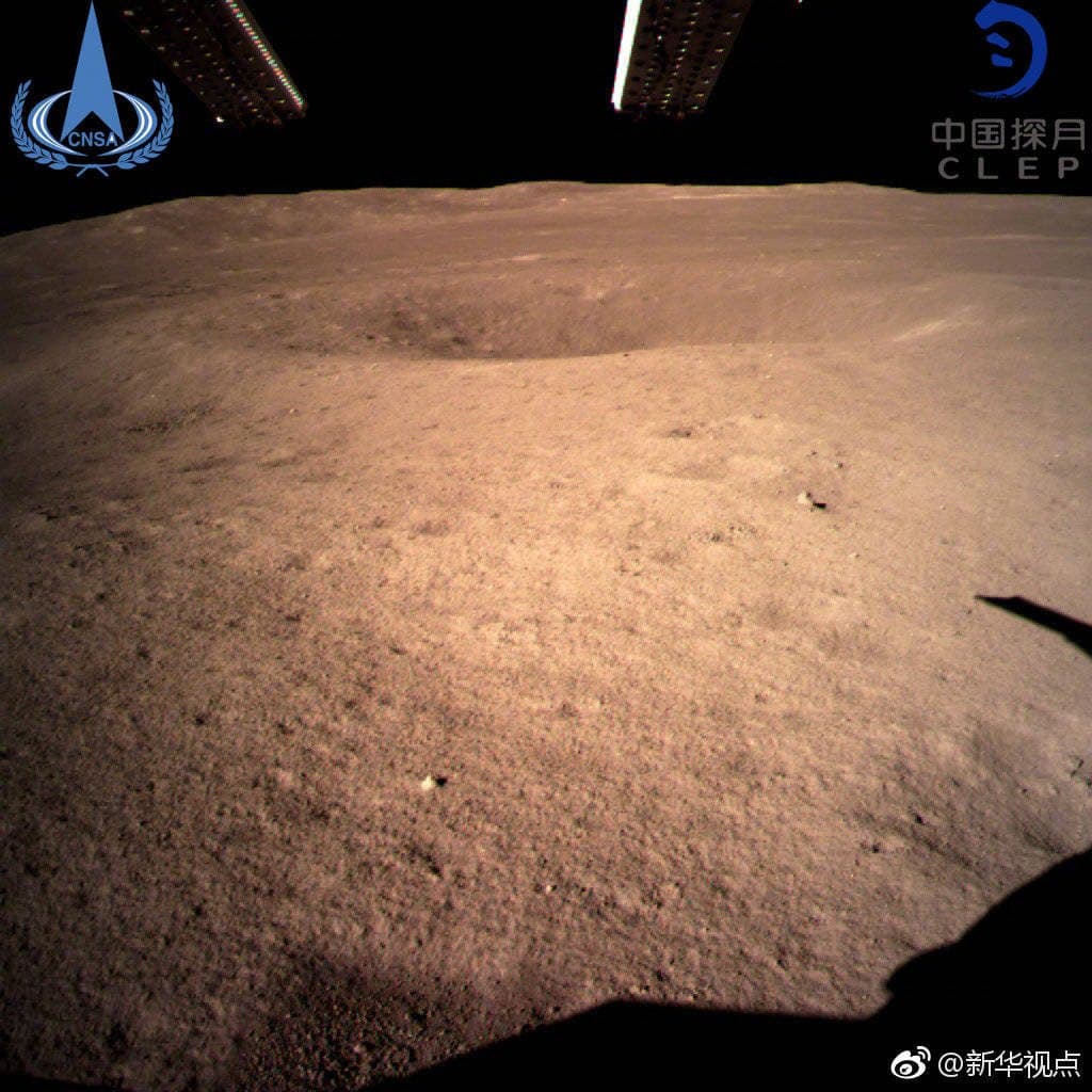FOTOS: Sonda chinesa Chang’e-4 faz 1º pouso da história no lado afastado da Lua