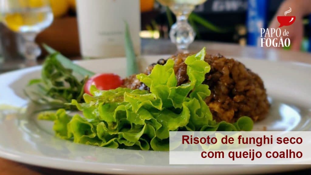 PAPO DE FOGÃO: Confira a receita do risoto de funghi seco com queijo coalho e do Romeu e Julieta repaginado; assista programa na íntegra