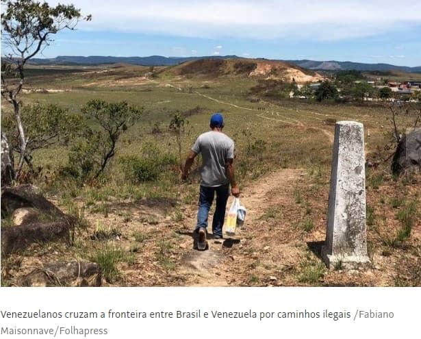 Soldados de Maduro roubam do lado brasileiro da fronteira
