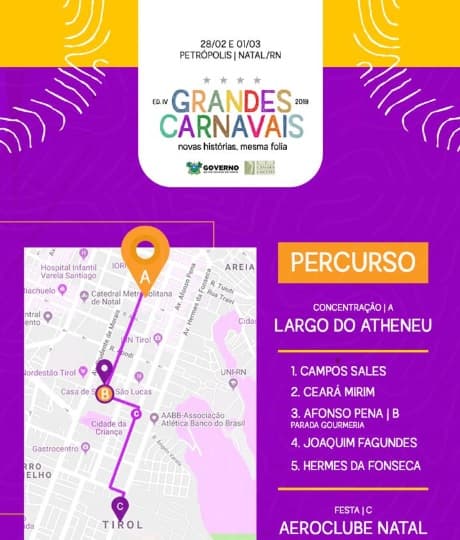 Natal vai reviver a magia dos Grandes Carnavais na quinta e sexta-feira com novas histórias, mesma folia