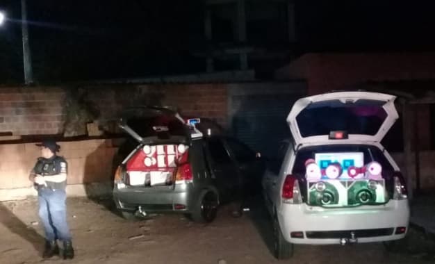 FOTO: Paredões de som são apreendidos em ações da Guarda Municipal em Natal