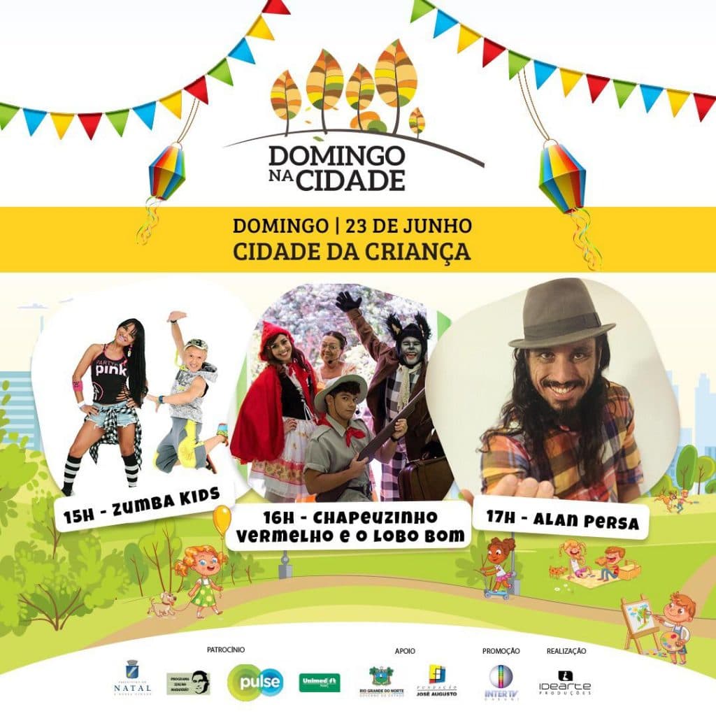 Projeto Domingo na Cidade da Criança continua em clima junino