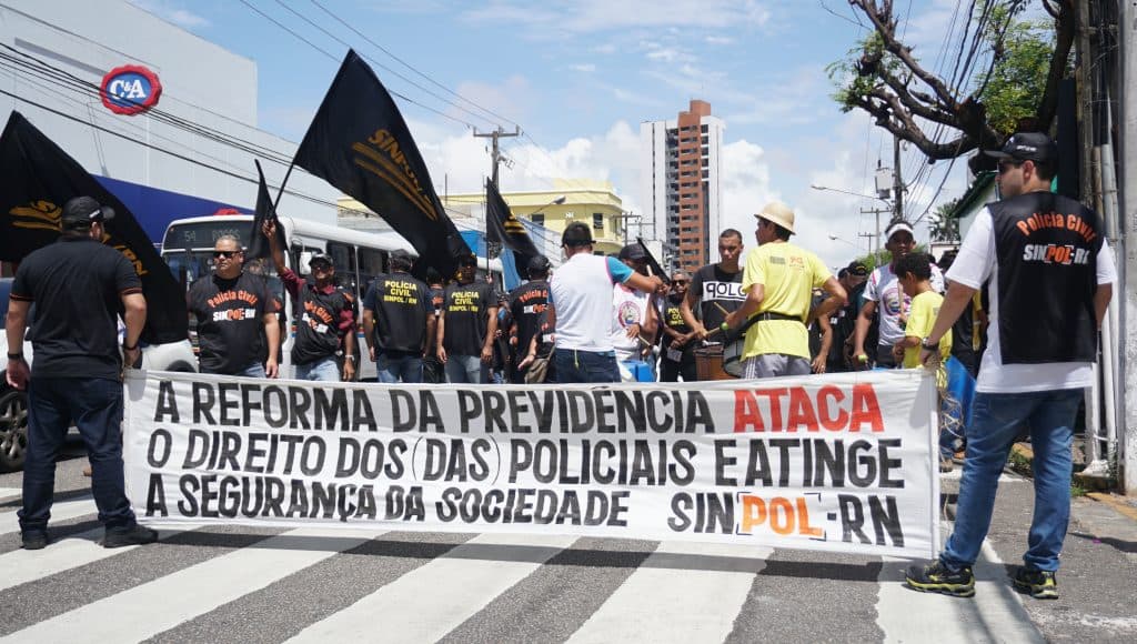 PROTESTO: Policiais Civis do RN paralisam atividades nesta terça-feira