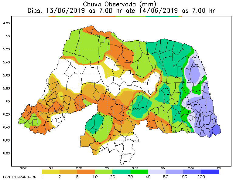 Natal teve mais de 80 milímetros de chuvas entre quinta e esta sexta, e Baía Formosa registrou maior volume, com 157 mm; veja outras cidades
