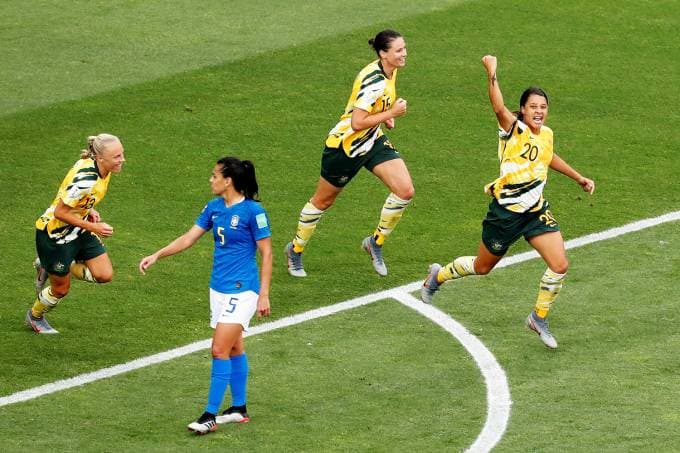 Brasil perde de virada para Austrália na Copa do Mundo feminina