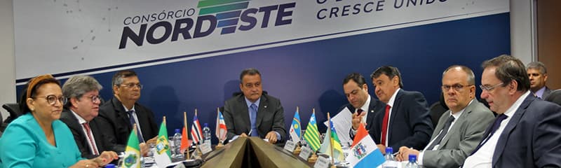 Governadores formalizam, em Salvador, o Consórcio Interestadual do Nordeste