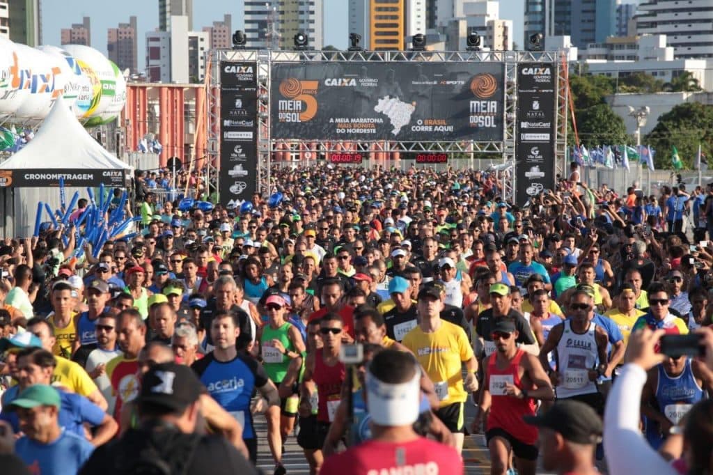 Cerca de 3 mil turistas virão a Natal correr a Meia Maratona do Sol e projeção é que deixem mais de R$ 1 milhão na economia potiguar