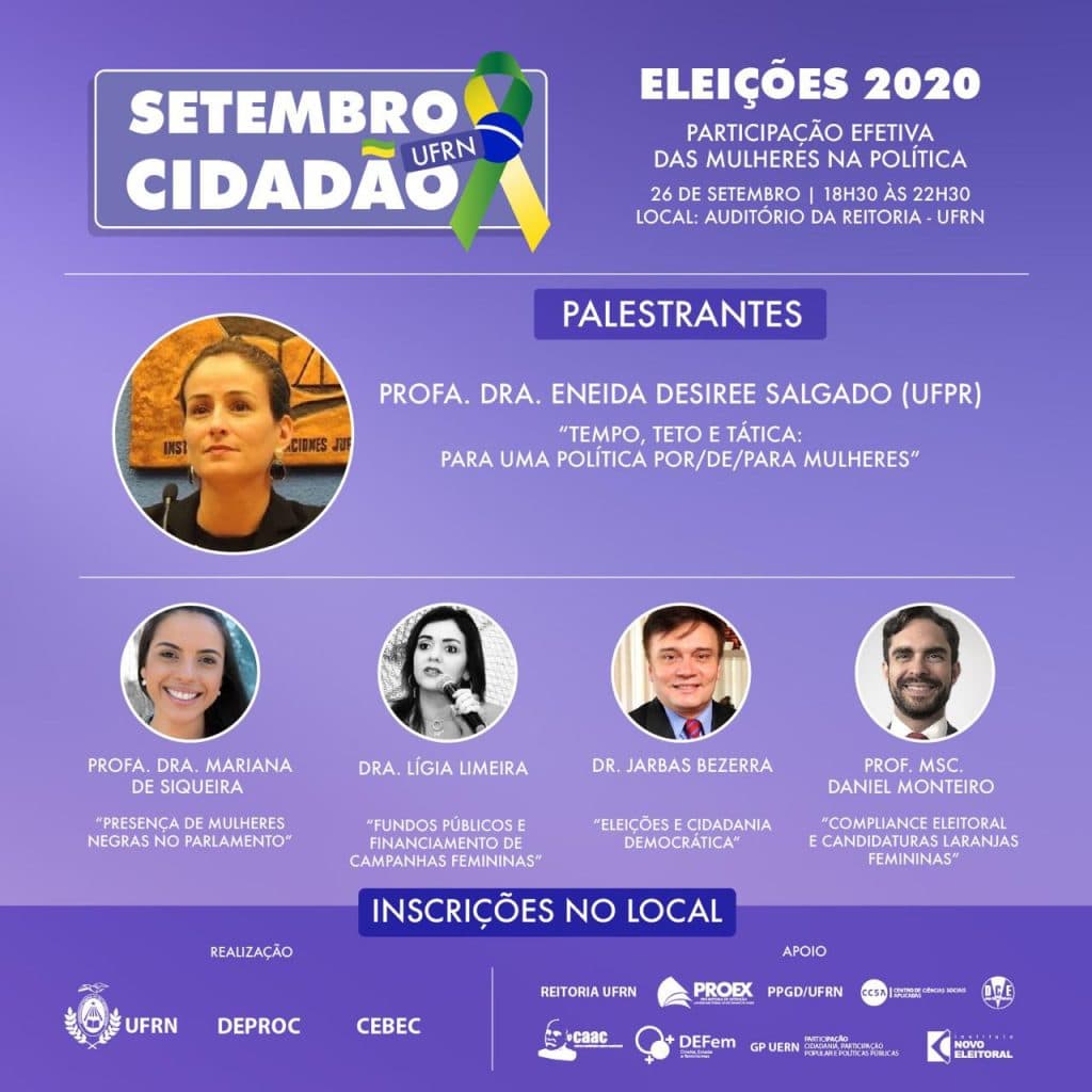 Participação efetiva das mulheres na política é tema de seminário na UFRN