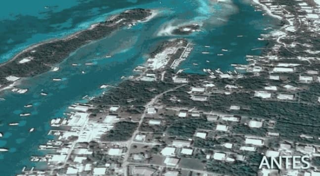 FOTOS: Furacão Dorian deixa rastro de destruição nas Bahamas; veja antes e depois