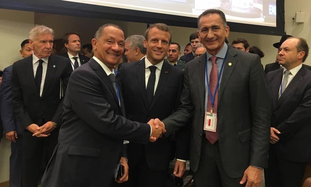 O DONO DO PEDAÇO: ‘Estamos discutindo tudo isso sem o Brasil presente', diz Macron sobre ausência de Bolsonaro na Cúpula do Clima
