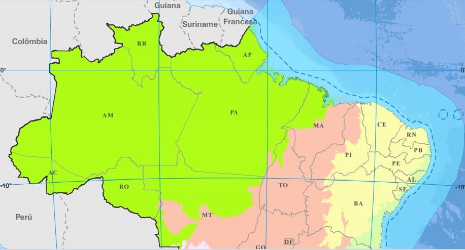 IBGE lança mapa com biomas brasileiros