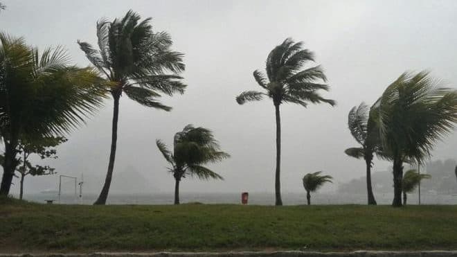 Marinha emite alerta de ventos fortes em todo o litoral do RN entre esta quarta e sexta