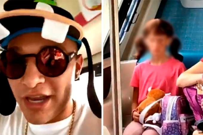 Em vídeo, MC Gui ri de criança na Disney e é acusado de bullying