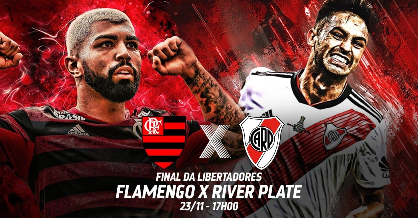 Estudo da FGV EMAp aponta Flamengo favorito contra o River na final da Libertadores
