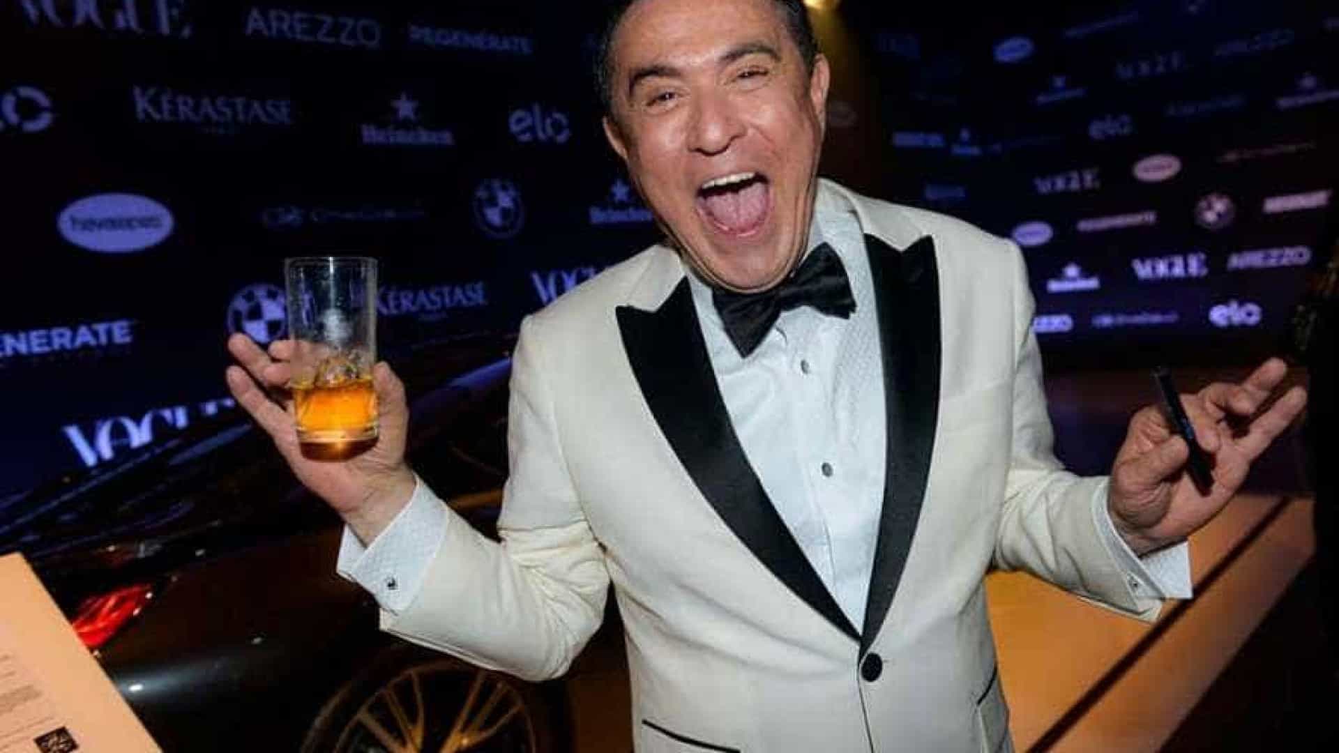 Apresentador Amaury Jr. engasga em almoço, desmaia e é internado em UTI