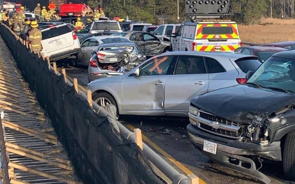 [FOTOS] Acidente com mais de 60 carros nos EUA deixa dezenas de feridos; imagens impressionam