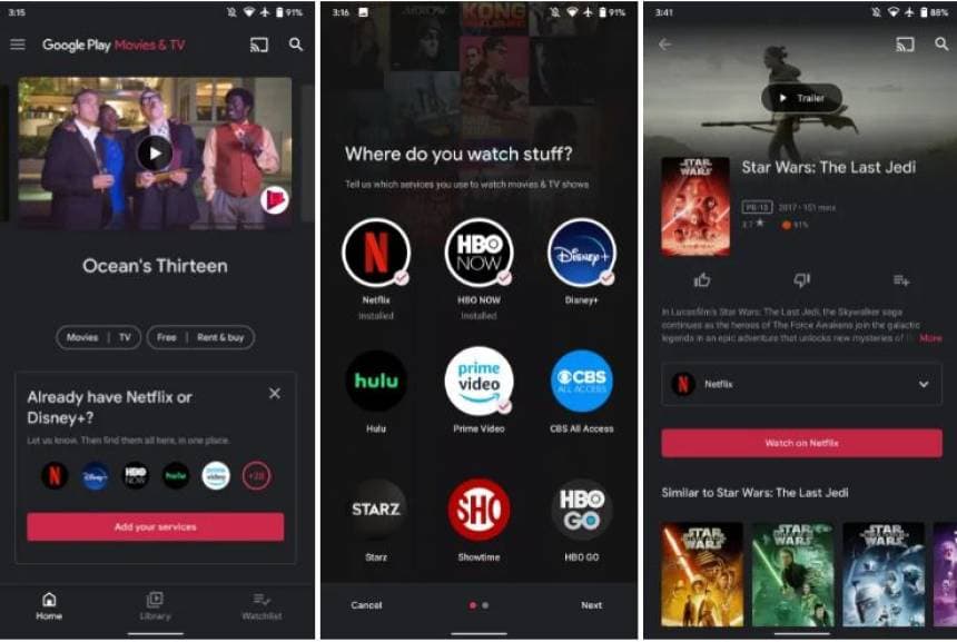 Aplicativo permite "navegar" para descobrir em quais streamings determinado filme ou série está disponível