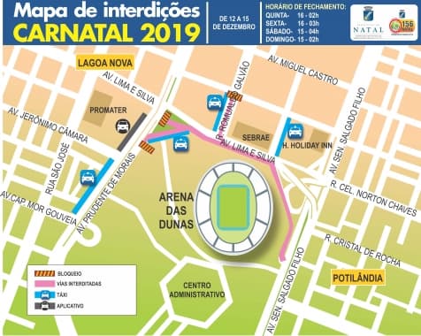 Carnatal e Halleluya: trânsito e transporte mudam em Lagoa Nova entre esta quinta e domingo