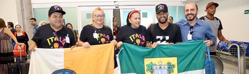FOTO: Surfista campeão do mundo, Ítalo Ferreira é recebido pela governadora e autoridades com honrarias