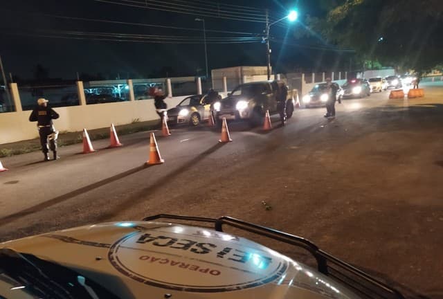 Em dois dias, motorista é flagrado duas vezes pela blitz da Lei Seca em Natal