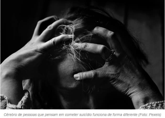 Estudo mapeia alterações no cérebro de pessoas que pensam em se suicidar e sugere que ao menos duas estruturas funcionam de forma diferente