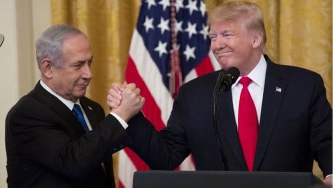 Trump anuncia plano de paz para conflito entre israelenses e palestinos