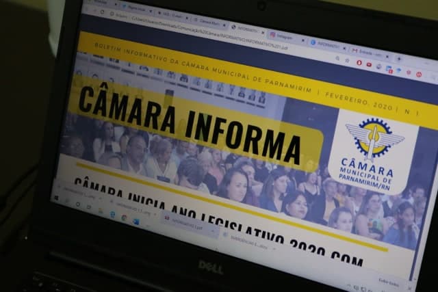 Câmara Municipal de Parnamirim lança Boletim Informativo online semanal