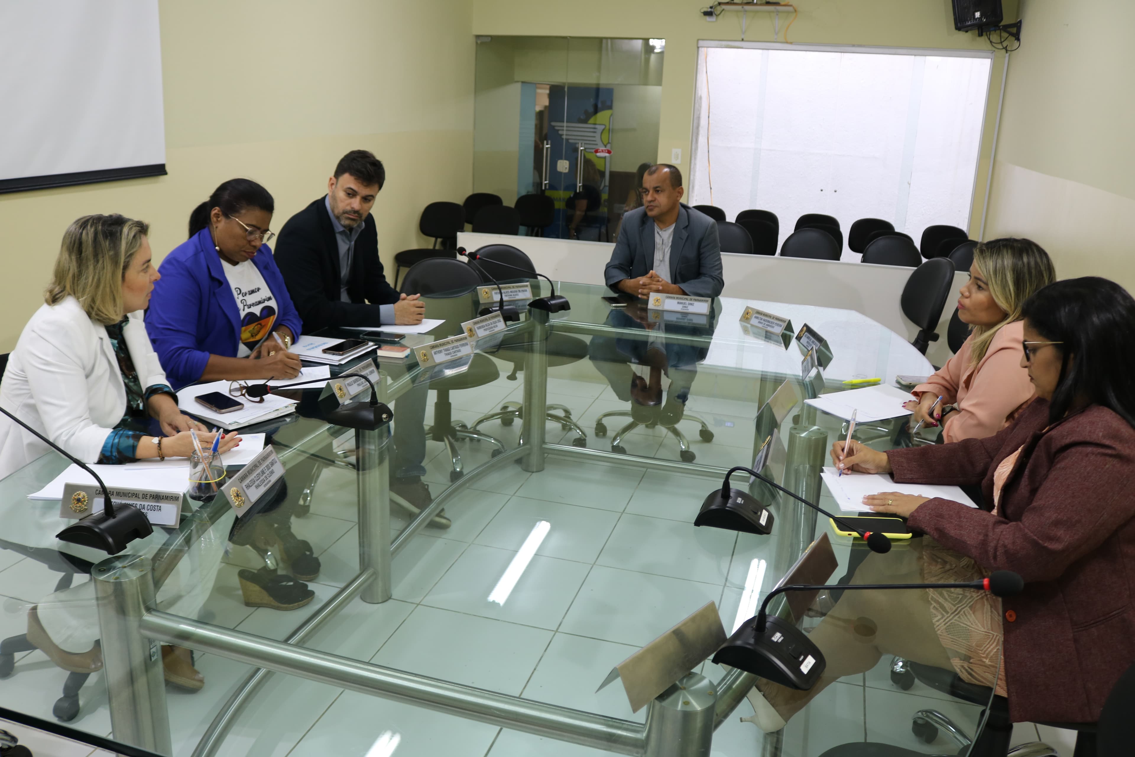 Comissão de fiscalização da obra de reforma e ampliação da Câmara Municipal de Parnamirim inicia trabalhos