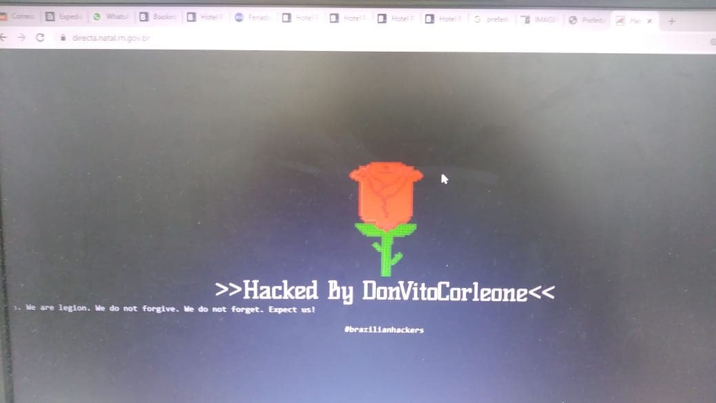Portal Directa da Prefeitura do Natal foi hackeado