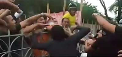 VÍDEO: antes de ser baleado, Cid Gomes levou soco na cara