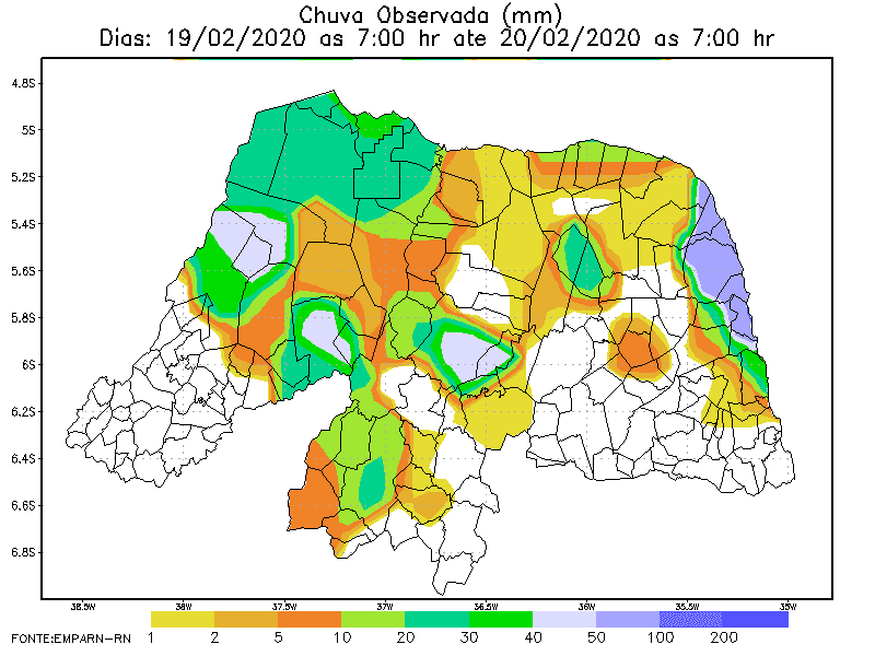 MUITA ÁGUA: Natal registrou 121,4 milímetros (mm) de chuva nas últimas 24 horas; veja outros municípios