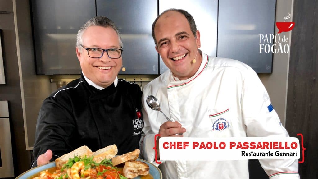 O Papo de Fogão de amanhã recebe o Chef Paolo, do restaurante Gennarí e o Chef Dantas, do restaurante Bodega do Chef