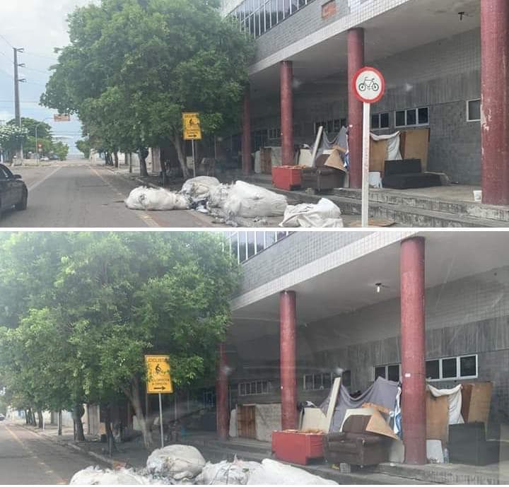 ABSURDO: Vejam a situação do Edifício Café Filho, onde funcionou a agência do INSS na Ribeira